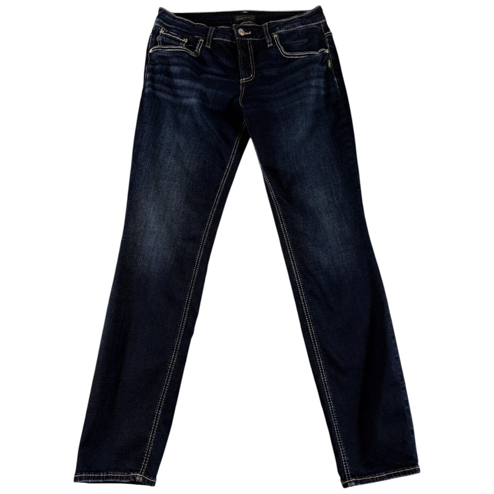 Silver Jeans Co. Western Boyfriend Jeans Women's 30x29 Blue Denim Denim Mid Rise